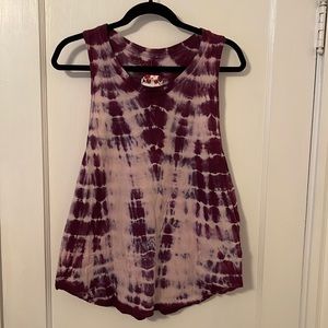 Southern Bliss Company Purple Tie-Dye Tank top XLG NWT
